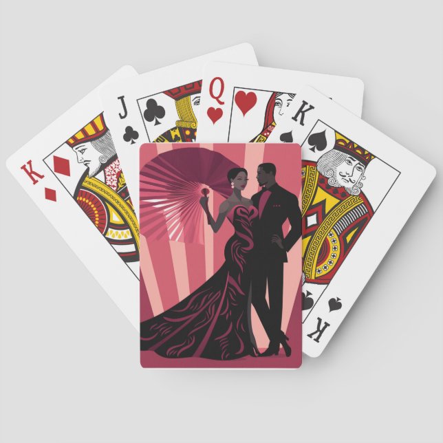 BARALHO NOIR ELEGANCE-RED #1 (Verso)