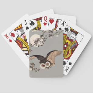 Baralho Noite Voadora de Coruja Noite de Lua