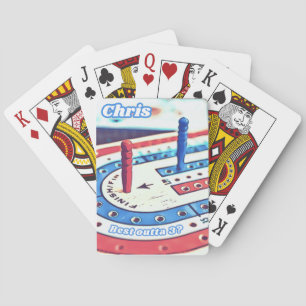 Baralho Nome Chris Personalizado Cribbage