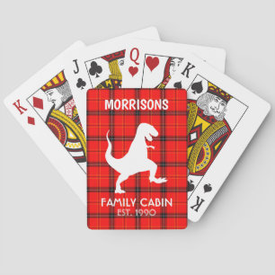 Baralho Nome da Xadrez T-rex Red Buffalo