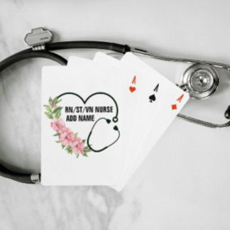 Baralho Nome de Enfermeiro Veterano Registrado por Estudan