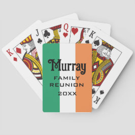 Baralho Nome de sobrenome irlandês personalizado