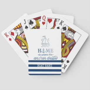 Baralho Nome Náutico Da Embarcação, Marinho Do Mar De Ânco