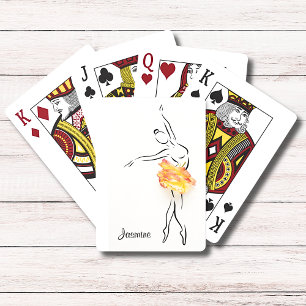 Baralho Nome Personalizado do Dançarino do Balé Ballerina