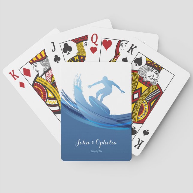 Baralho Nome Personalizado e Texto Náutico (Verso)