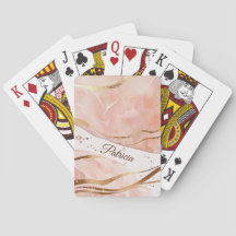 Nome personalizado Luxury Marble Rosa