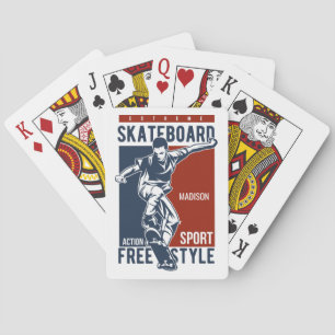 Baralho Nome personalizado Skate