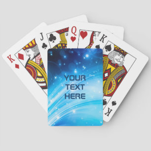 Baralho Norte Claro Estrelas azuis + texto e ideias