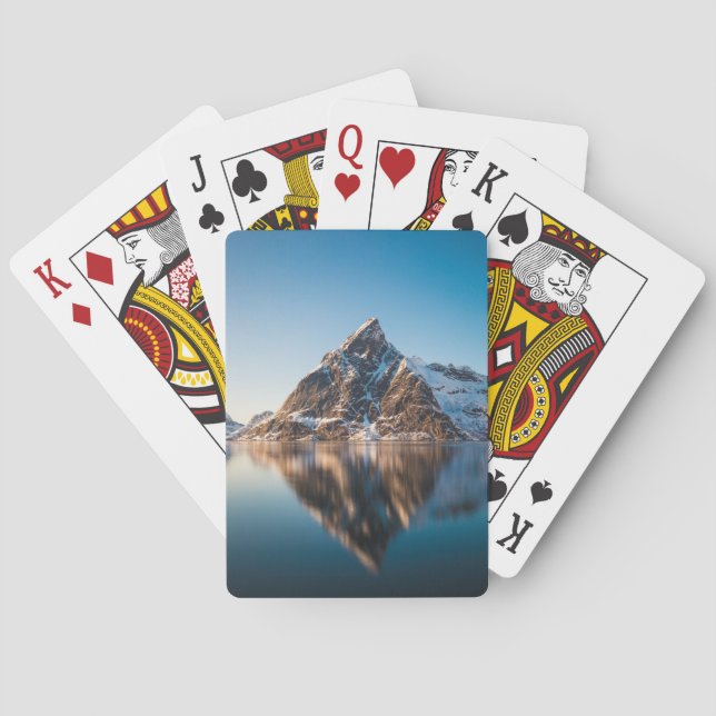 Baralho Noruega Lofoten Mountain (Verso)
