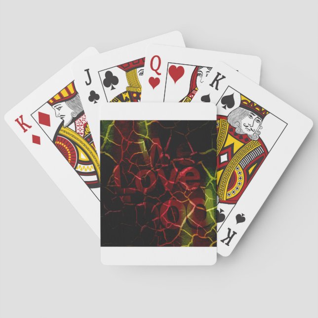 Baralho Nós amamos (Verso)