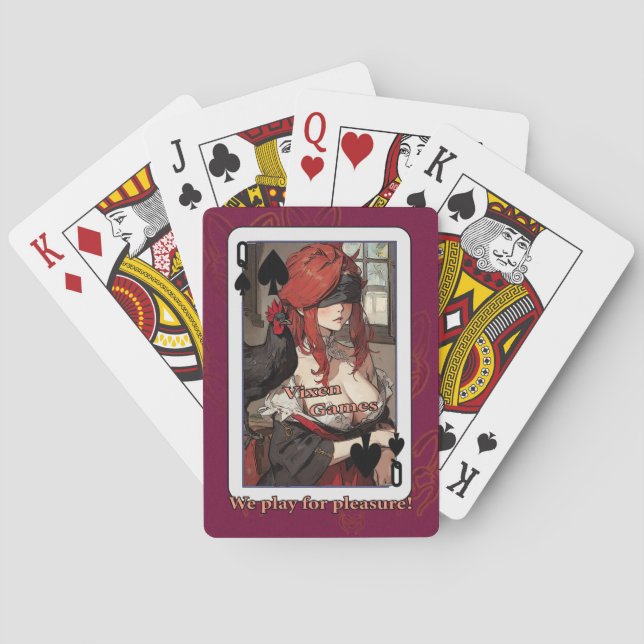 Baralho Nós jogamos videogames para o cartão de prazer (Verso)