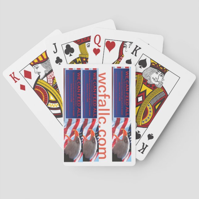 Baralho Nós podemos alimentar tudo (Verso)