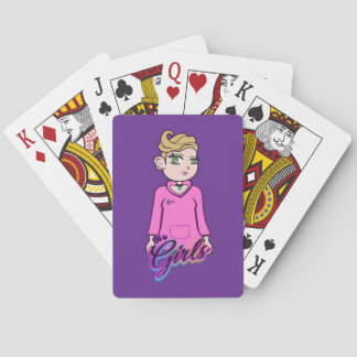 Baralho Nós somos Cartas de Pôquer Colecionáveis Girls USA