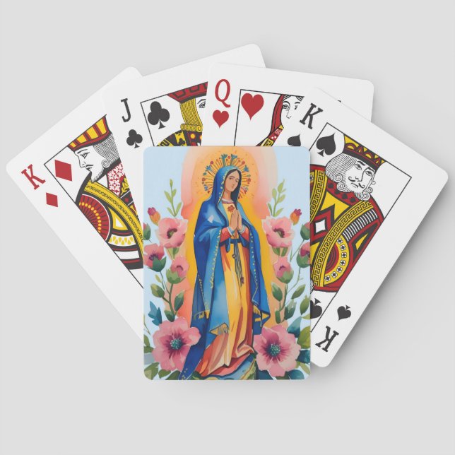 Baralho Nossa Senhora de Guadalupe (Verso)