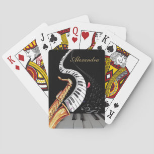 Baralho Nota de Música para Piano Saxofone Personalizado