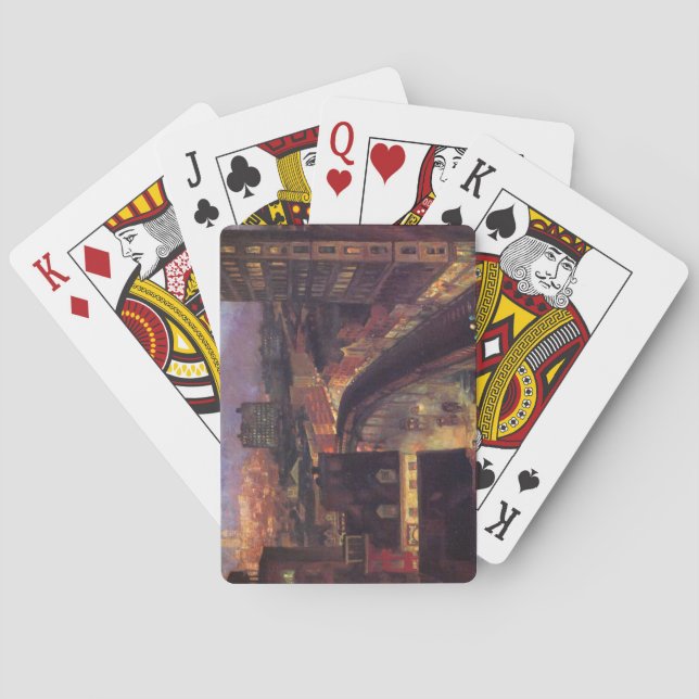 Baralho Nova Iorque de Greenwich Village (NYC) (Verso)