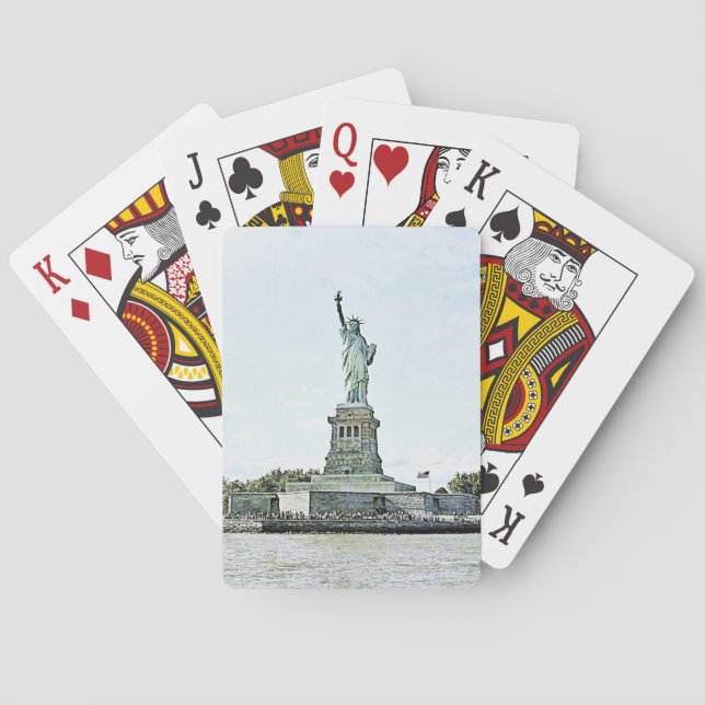 Baralho Nova Iorque - Estátua da Liberdade (Verso)