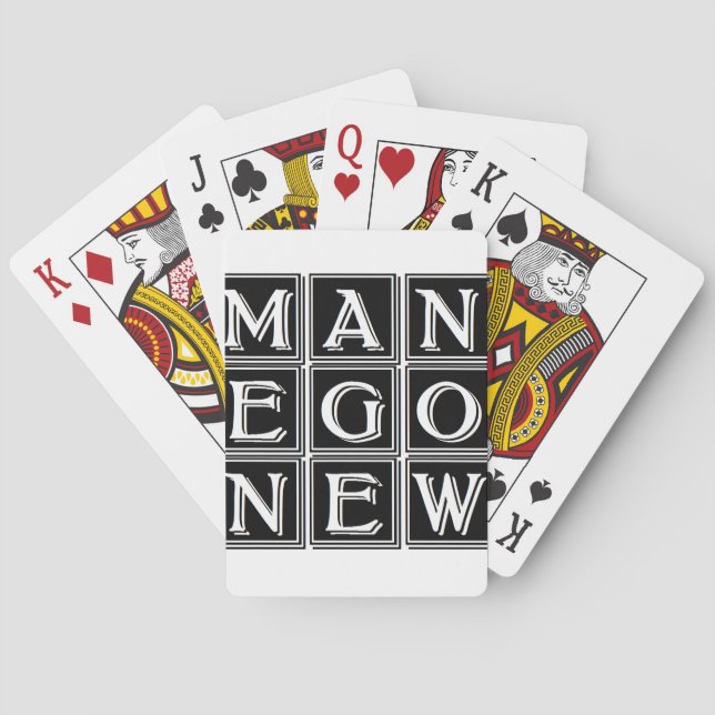 Baralho Now new man (Verso)