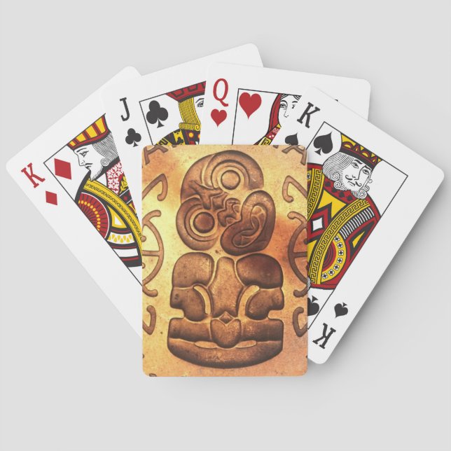 Baralho NZ Maori Hei Tiki Tuonga Pounamu Art (Verso)