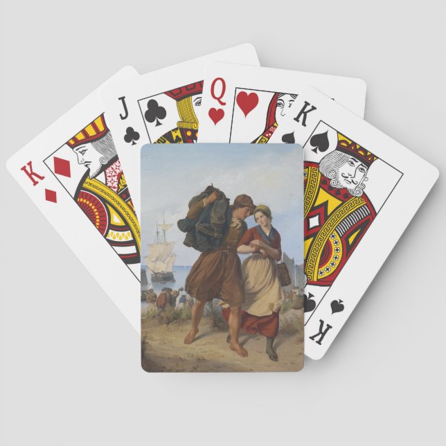 Baralho O aliciamento do pescador (por Rudolf Jordan) (Verso)