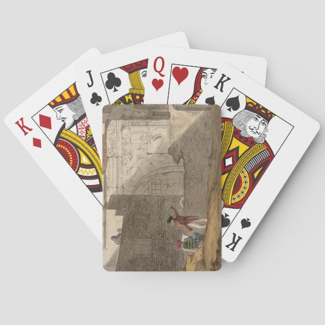 Baralho O arco triunfal, Tripoli, chapeia 4 'de uma (Verso)