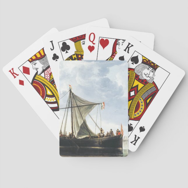 Baralho O Barco de Passagem Aelbert Cuyp (Verso)