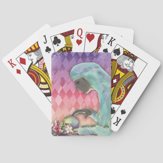 Baralho O caixeiro de fortuna, cigano alterado da arte (Verso)