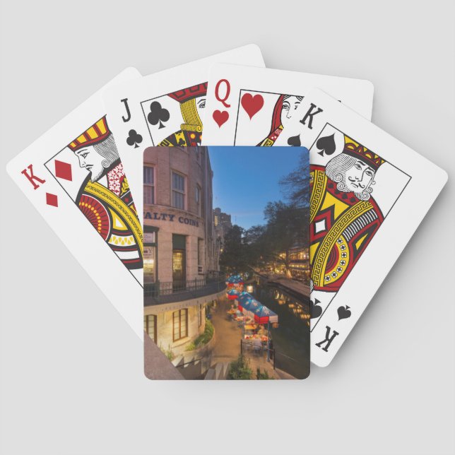 Baralho O Caminho De Riveranda No Dusk, No Centro San Anto (Verso)