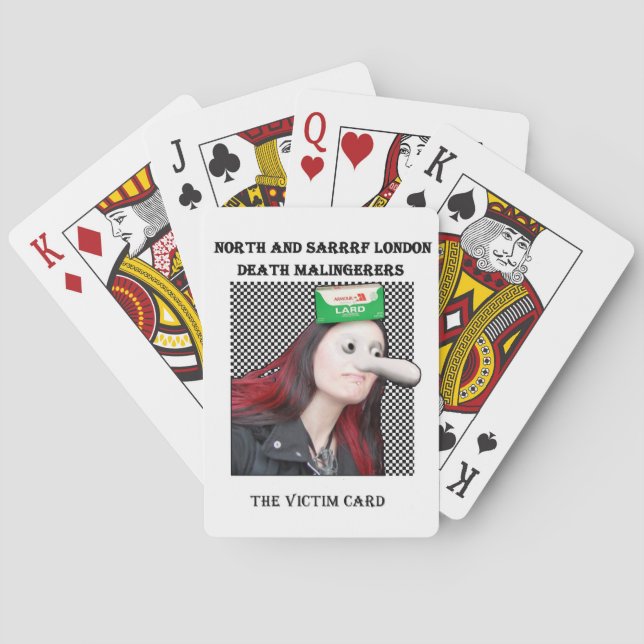 Baralho O cartão da vítima (Verso)