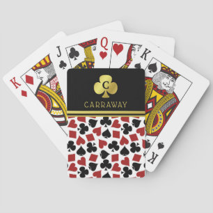 Baralho O Cartão De Casino Do Jogador De Pôquer Se Encai
