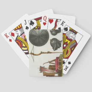 Baralho O chariot, a besta e a armadura milaneses,