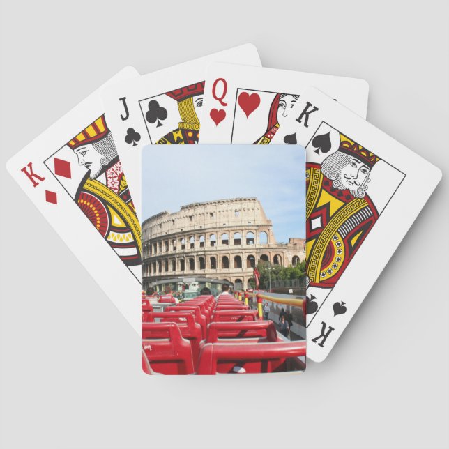 Baralho O Coliseu em Roma (Verso)