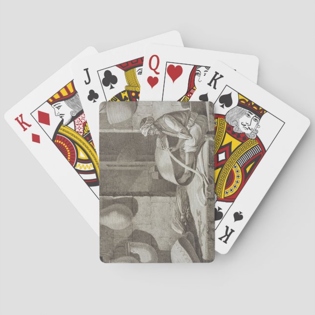 Baralho O Criador do Cesto, do Volume II Artes e Comercias (Verso)