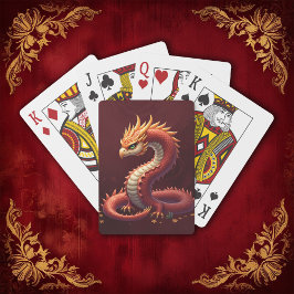Baralho O dragão serpente dourado.