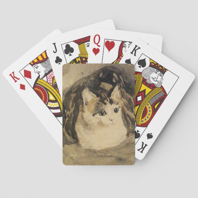 Baralho O Gato (de Gwen John) (Verso)