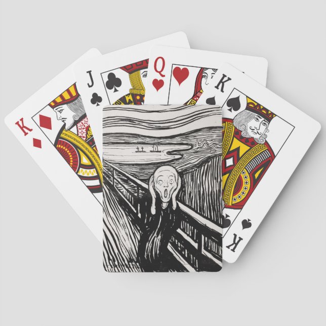 Baralho O Gritar EDVARD MUNCH 1895 (Verso)