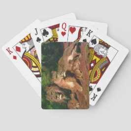 Baralho O leão em casa (com leões e leões)