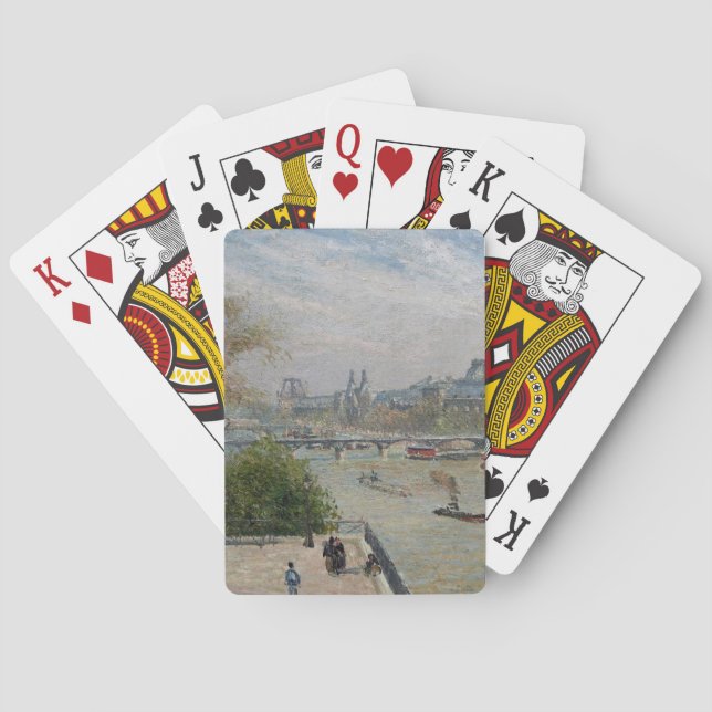 Baralho O Louvre, Primavera Camille Pissarro (Verso)