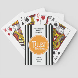 Baralho O membro da família o mais alto do prêmio da