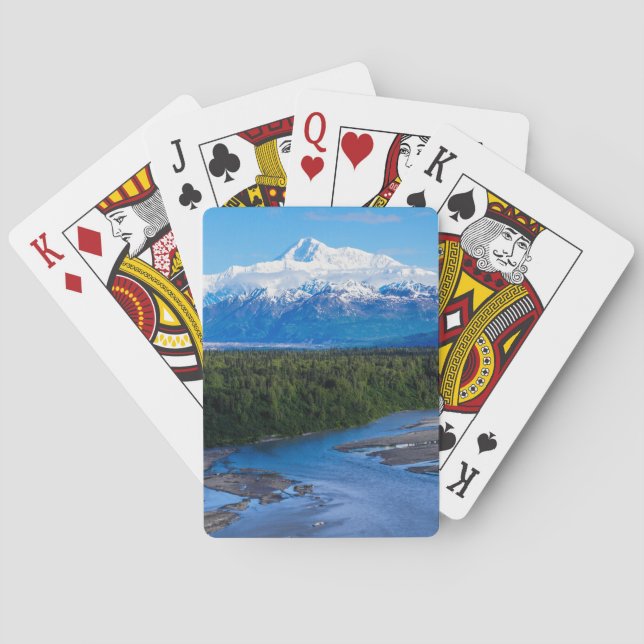 Baralho O Monte McKinley Alaska (Verso)
