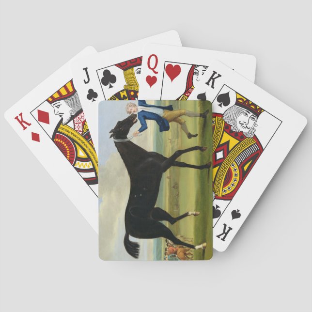 Baralho O "Negro Bonny" do Duque de Rutland, c.1720 (petró (Verso)