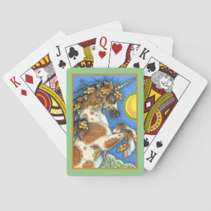 BARALHO O OUTONO SAI DE UM ESTALHÃO UNICORN, LEVANDO O CAV