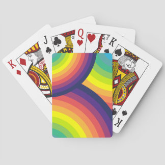 Baralho O padrão Rainbow Cards de 70 anos