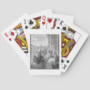 Baralho O partido de Whist, 1783, gravado por Jean Dambrun