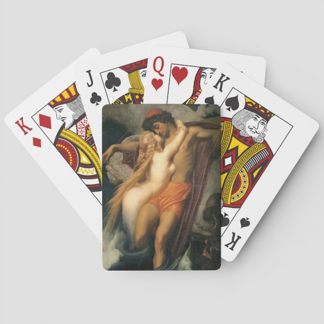 Baralho O Pescador e o Siren (por Frederic Leighton) (Verso)