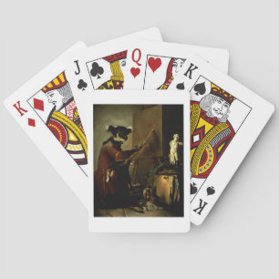 Baralho O pintor do macaco, 1740 (óleo em canvas)
