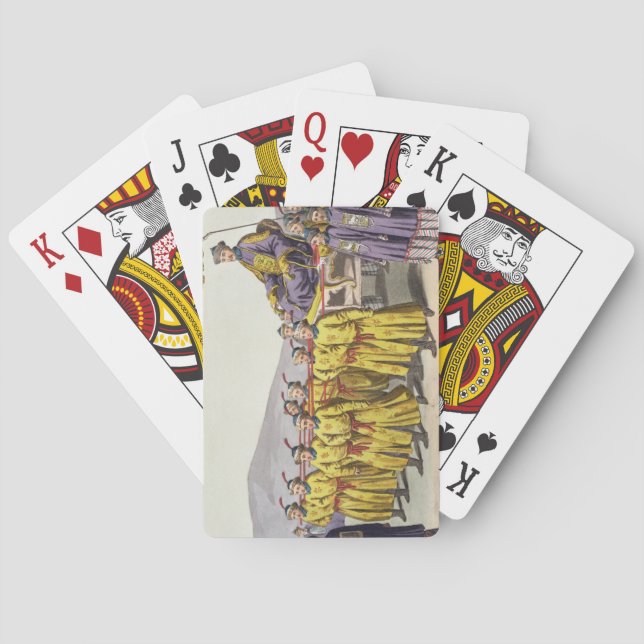 Baralho O pulmão de Ch'ien do imperador levou dentro (Verso)