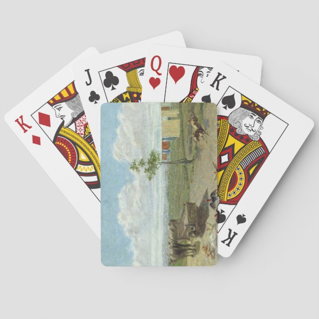 Baralho O quintal (óleo na canvas) (Verso)