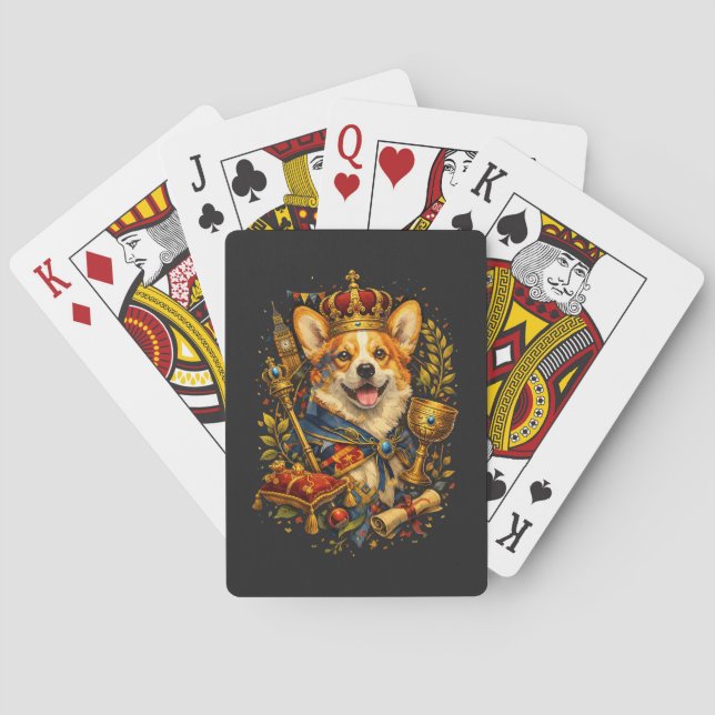 Baralho O Rei Corgi (Verso)