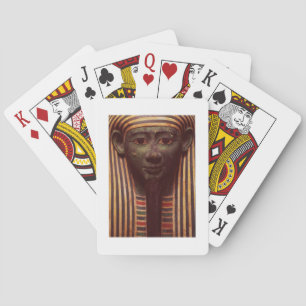 Baralho O sarcófago do detalhe de Psametik (664-610BC) de